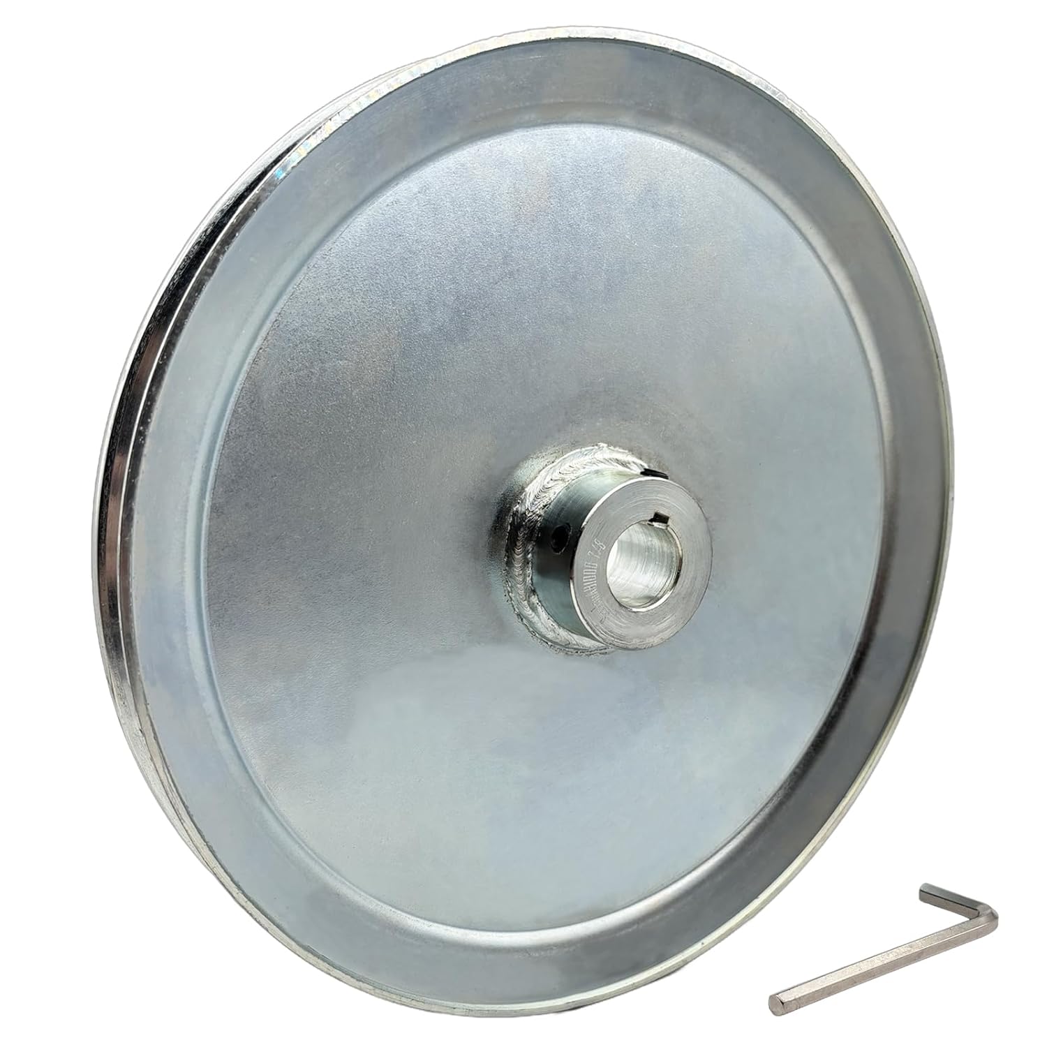 AB1000-7/8 Single Groove Web Sheaves,10" OD 7/8 inch bore v Belt Pulley,Motor Pulley Carbon Steel for A B 5L 4L V-Belts