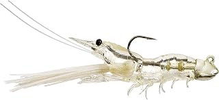 Live Target SSJ85SK919 Fleeing Shrimp Soft Plastic Jig 3 1/2 in, Multi, One Size