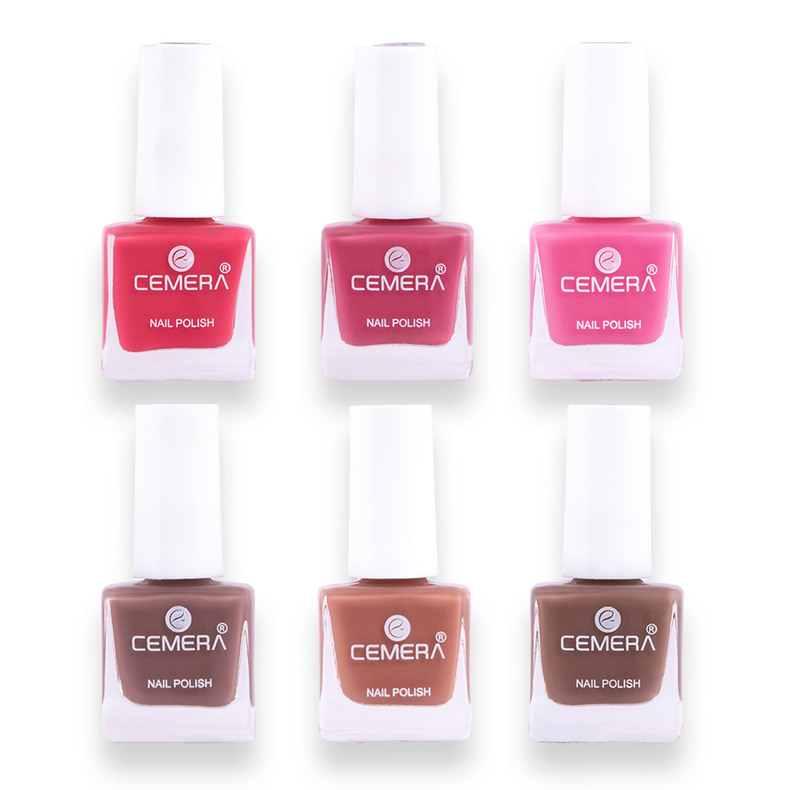 Nail Polish ICON - Café Blush Collection (Pack of 6, 7ml) | Quick Dry, Long Lasting, High Shine Glossy Finish, High Pigment Formula-image-22