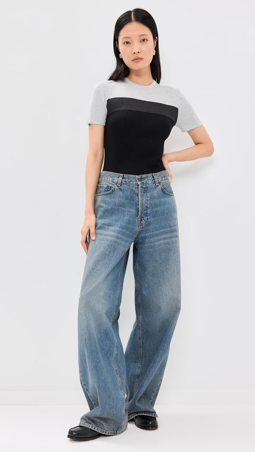 Theory Women's Basic Rib Silk Tee - Image 5