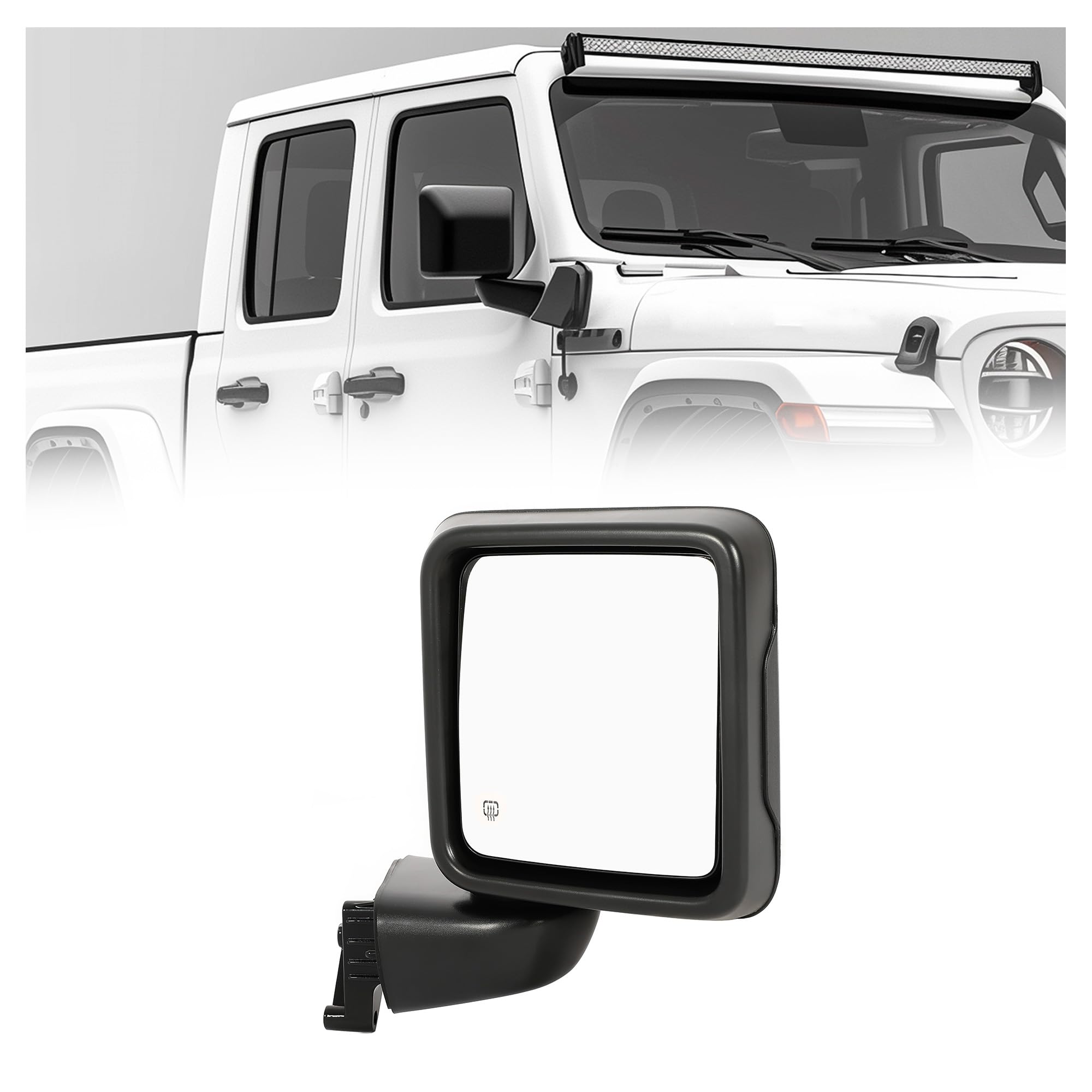 Amazon.com: KUAFU RH Power Mirror with Heated Compatible with 2018