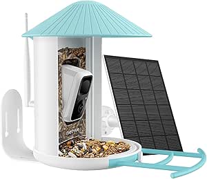 NETVUE Birdfy AI Smart Bird Feeder with Camera Solar Panel, Free AI Forever, Auto Capture & Identify 6000+ Bird Species, Ideal Gift asin的图片