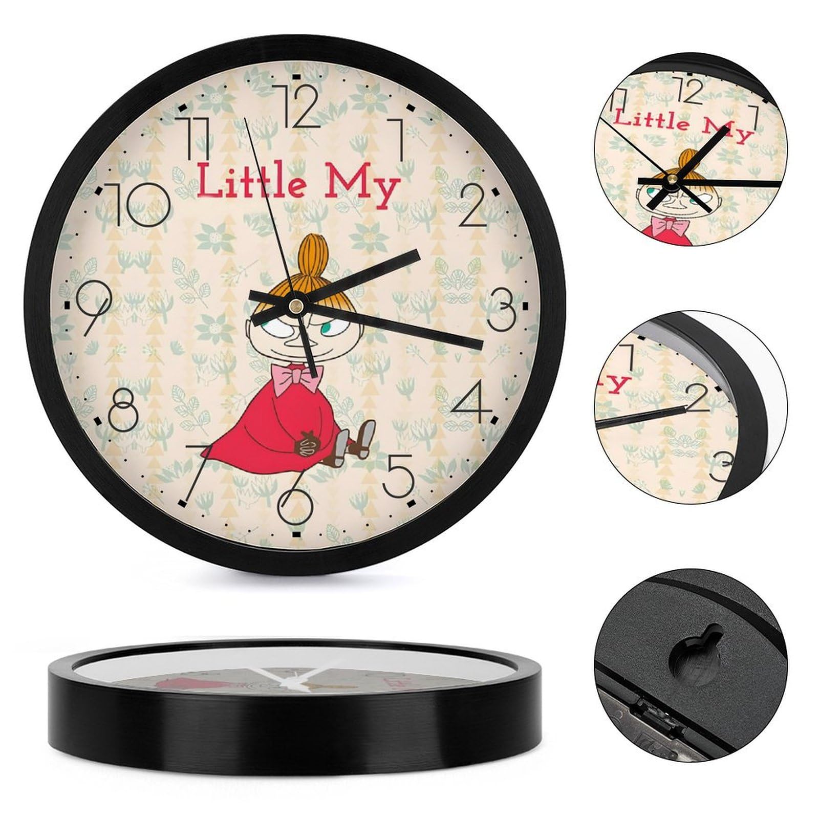 ムーミン リトルミイ掛け時計 Moomin ウォールクロック Moomin Picking