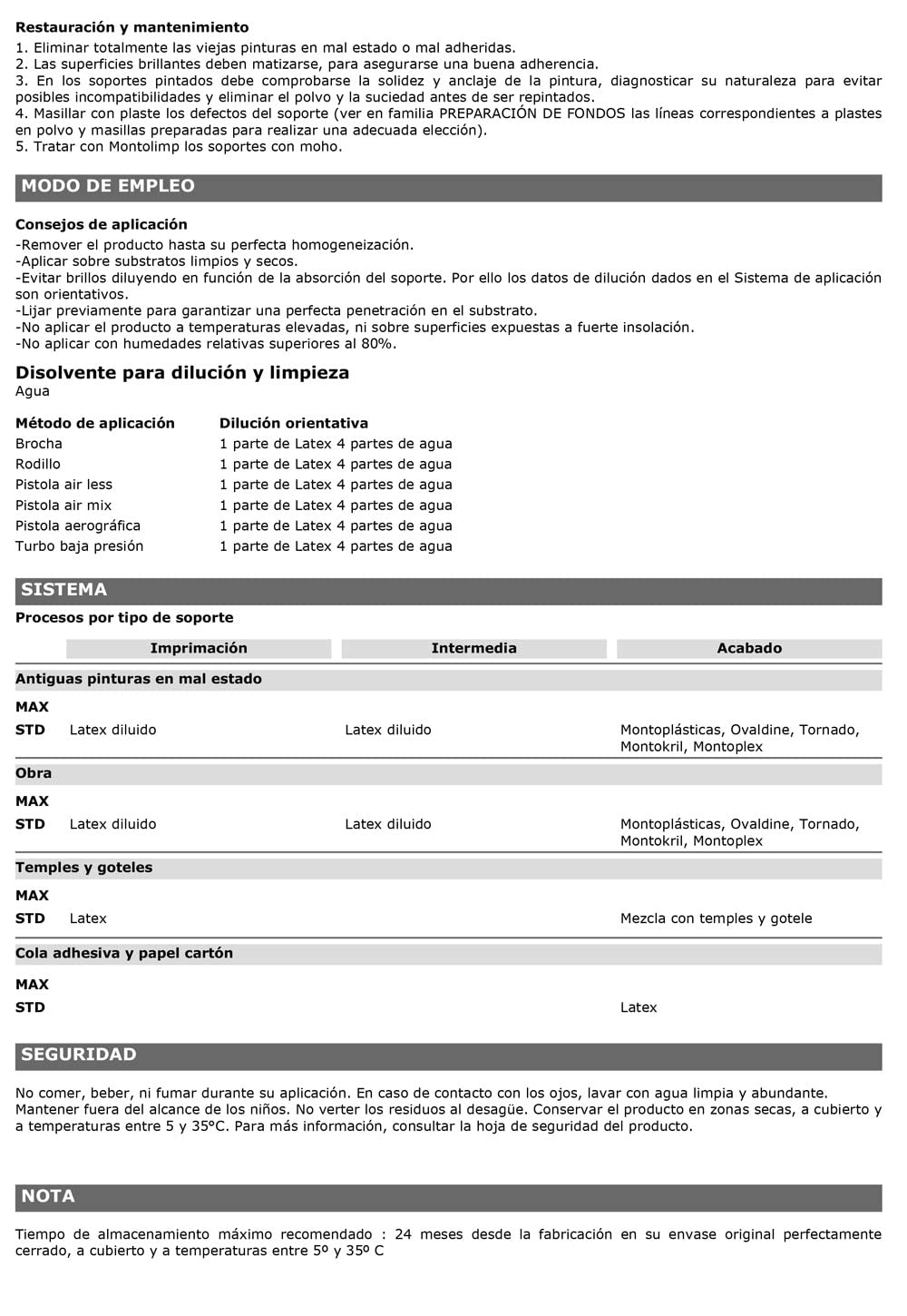 Látex. Emulsión Vinílica al Agua, para Fondear, Sellar y Pegar Diferentes Substratos. (4L)