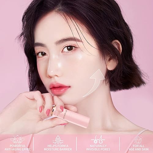 Miniatura 6 de KIMUSE Barra de bálsamo hidratante multi, bálsamo labial hidratante todo en uno, crema para ojos, crema para el cuello, base de maquillaje, reduce