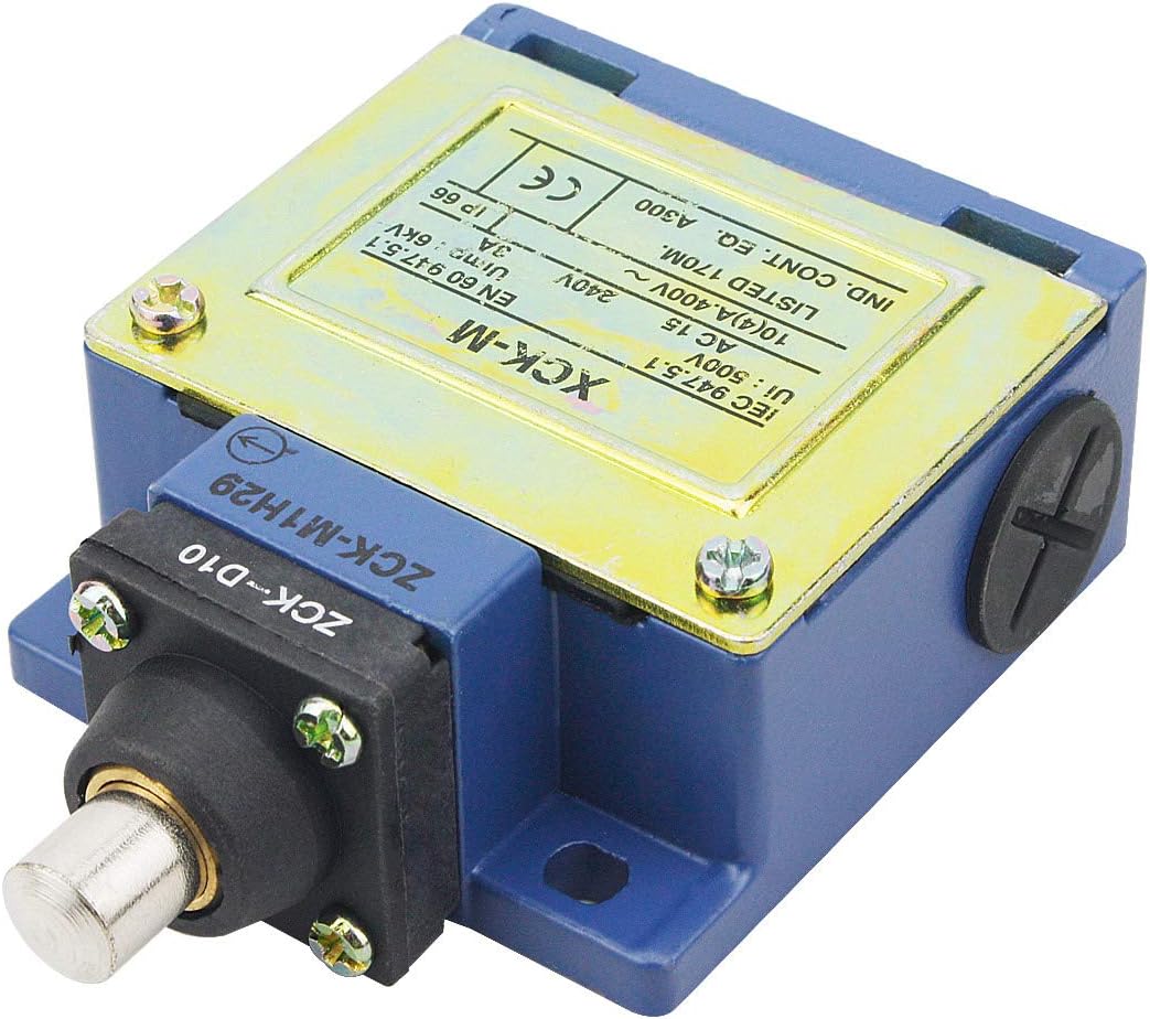 Electrical Buddy Momentary 1NO 1NC Top Plunger Limit Switch XCK M 500V 6KW AC 240V 3 Amp
