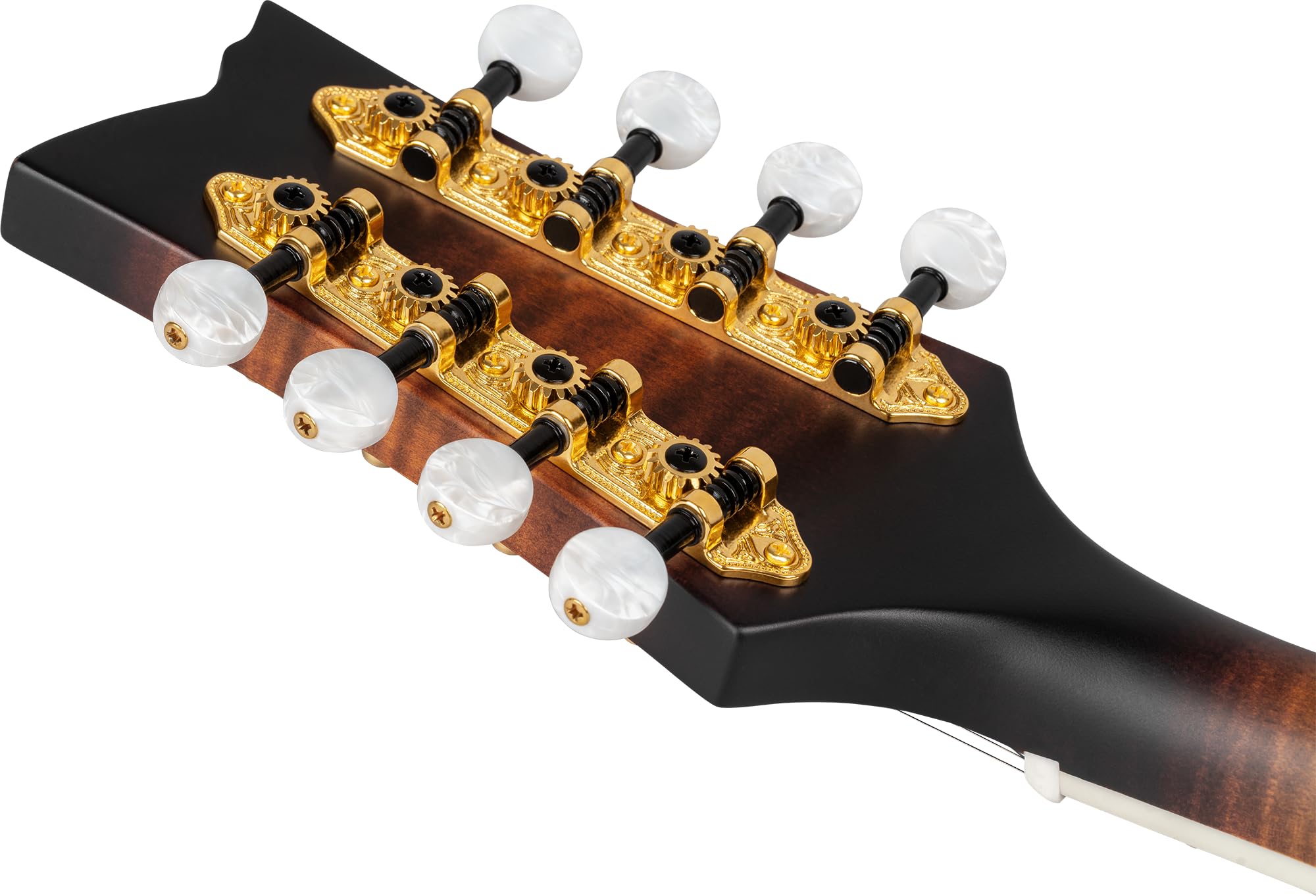 Ortega Guitars F-Style Mandoline Elektro-Akustisch – F-Holes – Mandolins – Inklusive Gig Bag – Massive Fichte / Geflammter Ahorn, Mehrfarbig (RMFE100AVO)