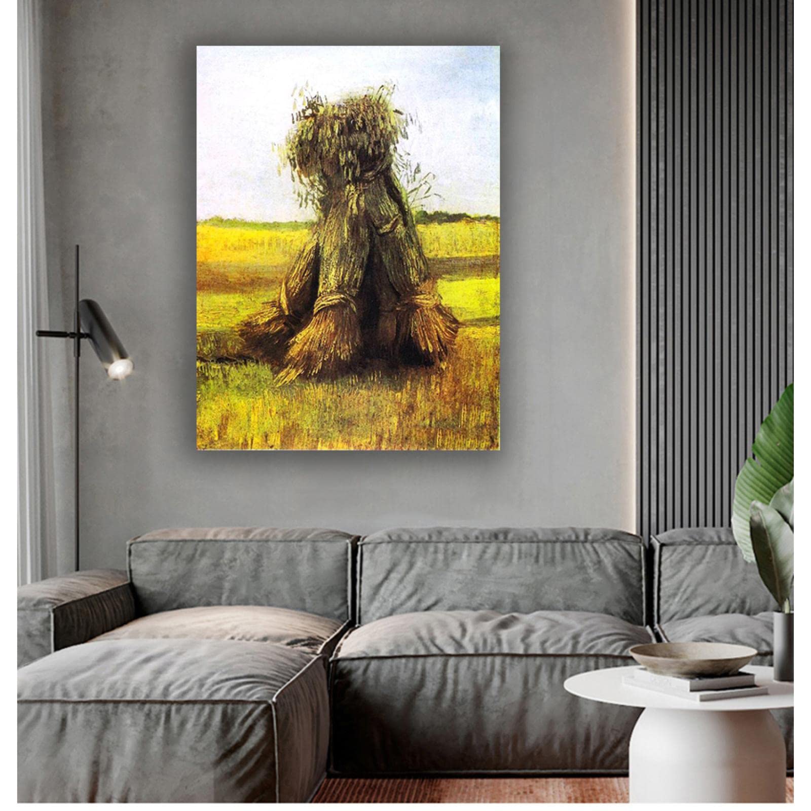 Amazon.co.jp: ヴィンセント・ヴァン・ゴッホの畑の小麦の束 有名な