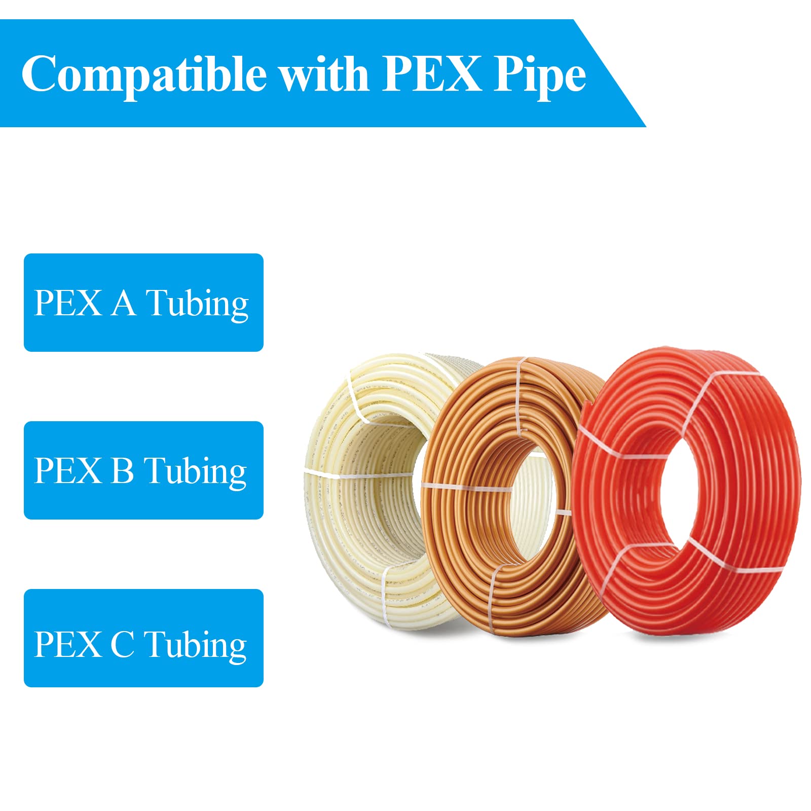 Segon Pex Snapklik.com : WiseWater 36 Pcs Pex Fittings, 3/4 Inch T PEX Tee