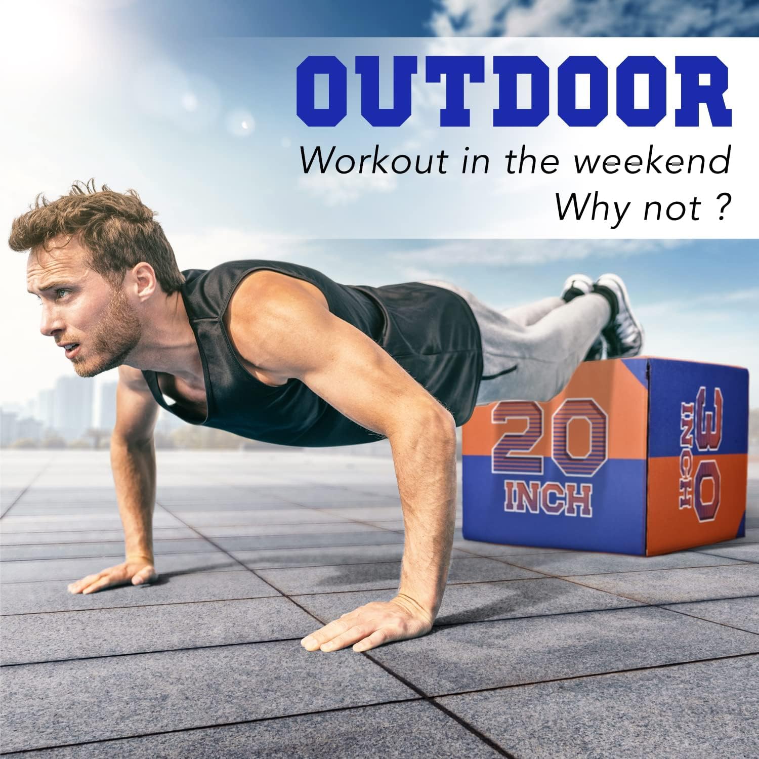 Yes4All 3 in 1 Soft Plyo Box con Anima in Legno, Scatola pliometrica in Schiuma per Esercizi, Crossfit, MMA, Allenamento pliometrico, Disponibile in 4 Misure