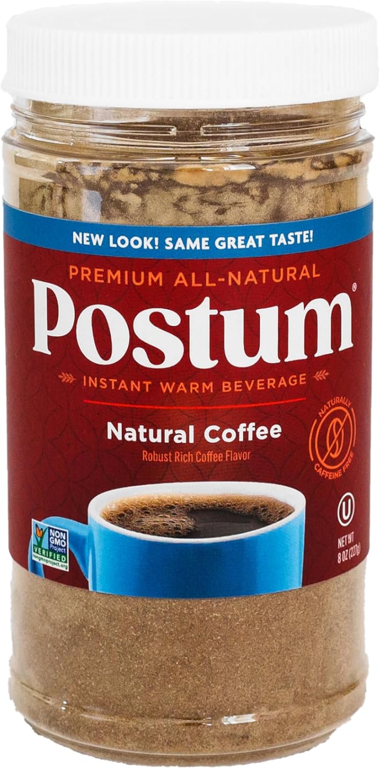 Postum Natural Coffee Flavor Coffee Alternative Caffeine Free Coffee