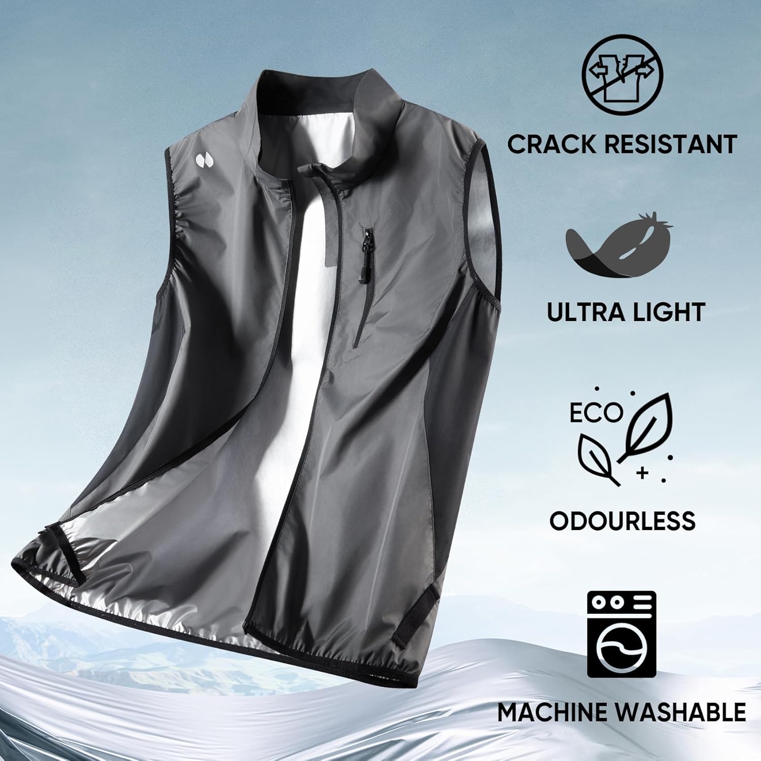 HOTSUIT Sweat Vest for Men Weight Loss Full Zipper Sauna Vest for Men Anti-Rip Heat Trapping Shirt for Gym Boxing - Image 7