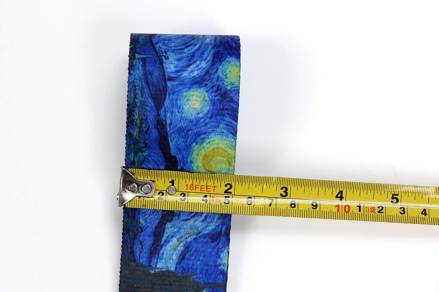 Longteam Guitar Strap With Vincent Van Gogh Starry Sky Pattern For Acoustic, Electric Guitar