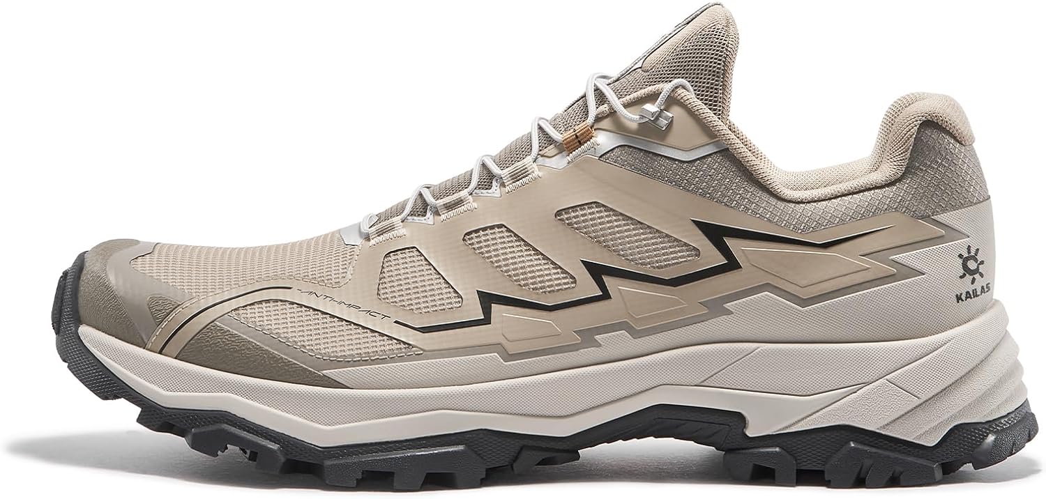 KAILAS Men's Expedition Lightweight Trail Running Breathable Durable Hiking Shoes Anti-Slip Outdoor Mountaineering Shoe