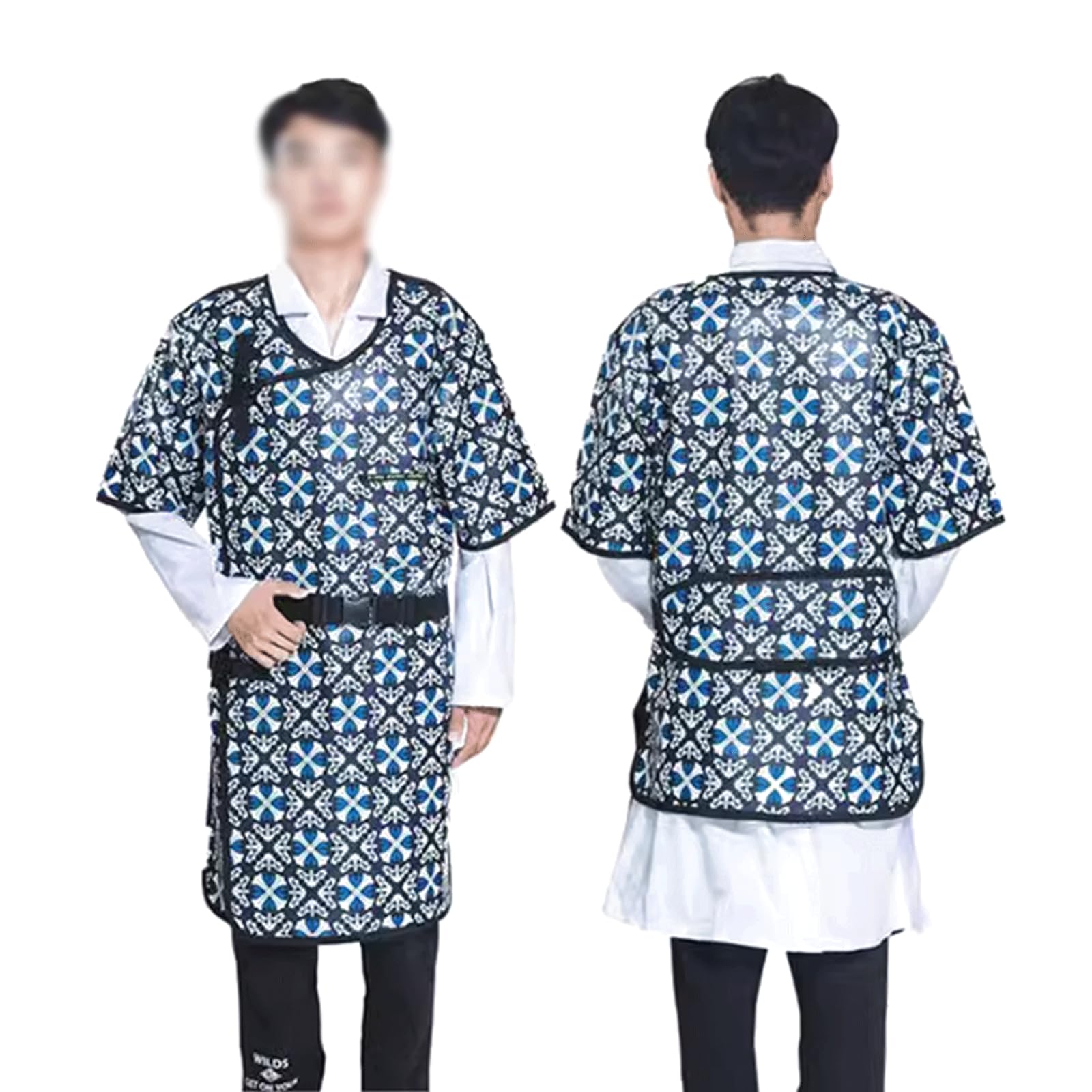Chaleco de Plomo Delantal Protector de Plomo, Delantal de Plomo Resistente a la radiación de Rayos X, Chaleco, Ropa de Goma de Plomo Suave Unisex para Hospital Dental de Mascotas