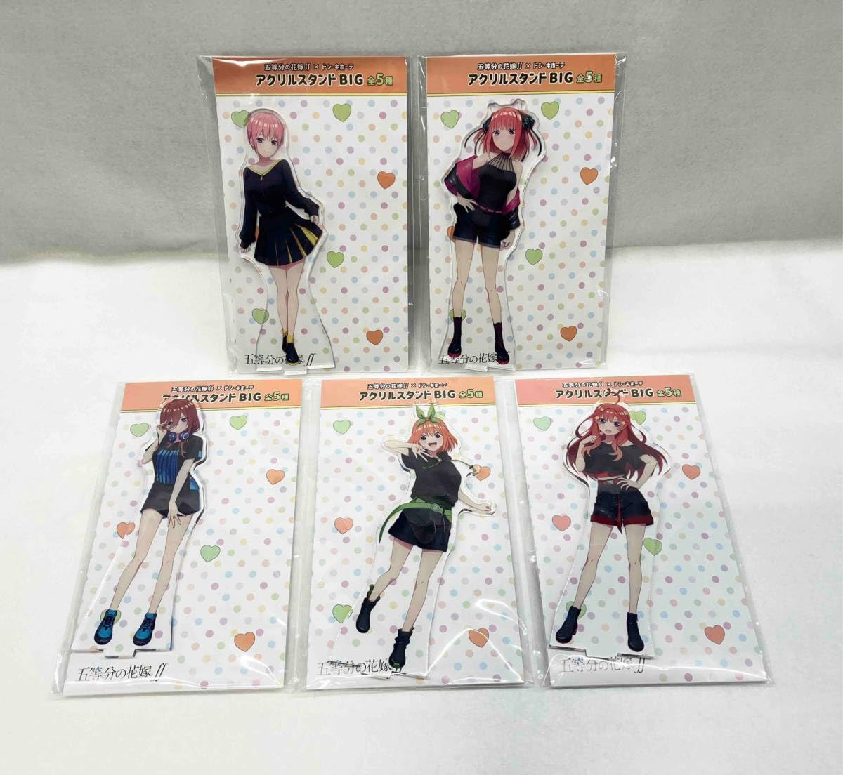 五等分の花嫁 ∬ ドン・キホーテ　アクリルスタンドBIG 中野一花 希少五等分の花嫁 ドンキホーテコラボ BIGアクリルスタンド 全3種