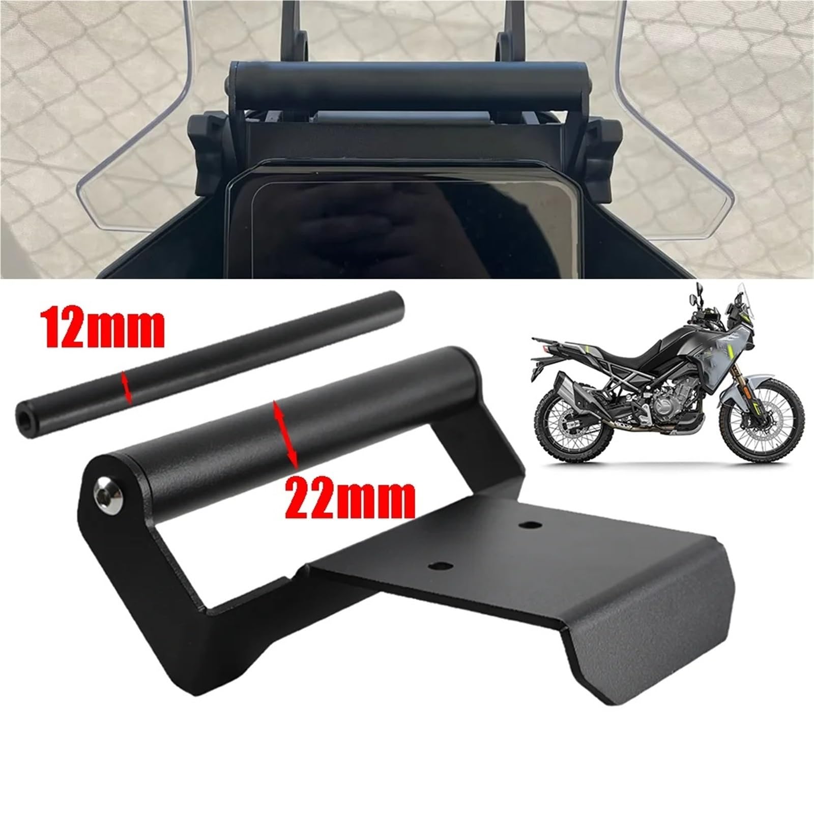 Support de Plaque de Navigation GPS pour CFMOTO CF 450MT CF450MT 450 MT Support De Navigation GPS pour Téléphone Portable, Accessoires De Moto