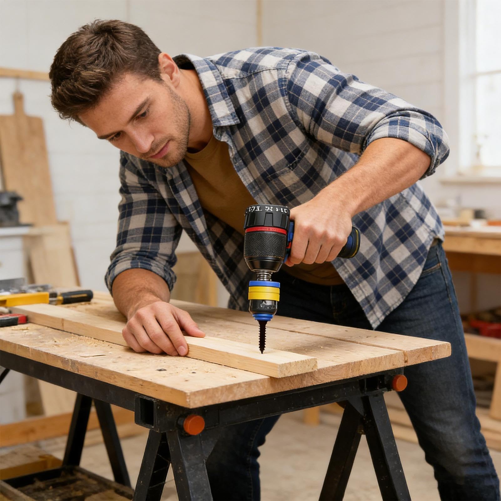 Vite magnetica per cartongesso, profondità regolabile, accessori per installatori professionisti, tuttofare, falegnami, ideale per terrazze, compensato, progetti di garage
