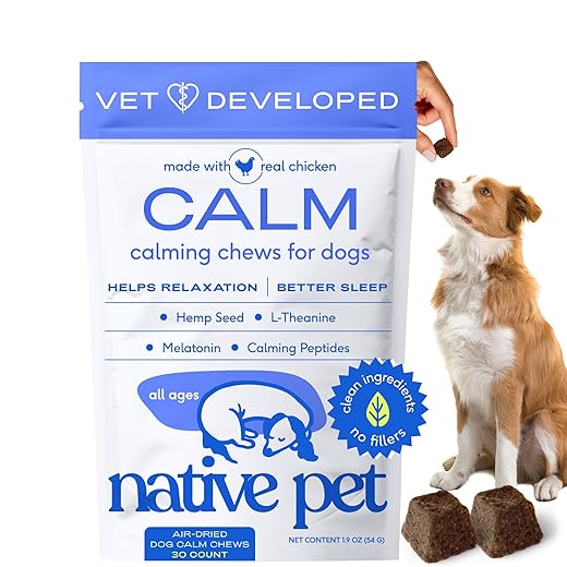 Native Pet Calming Chews for Small Breeds