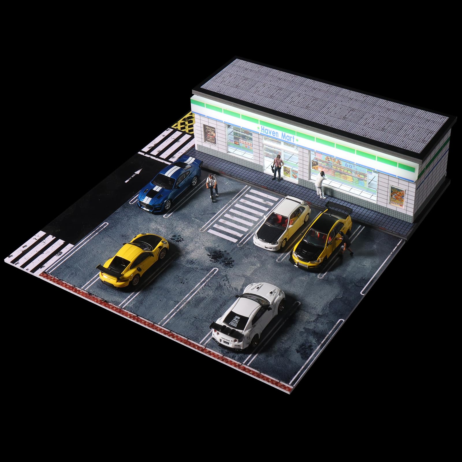 Amazon.co.jp: G-FANS(ジーファンズ) 1/64スケール パーキングガレージ
