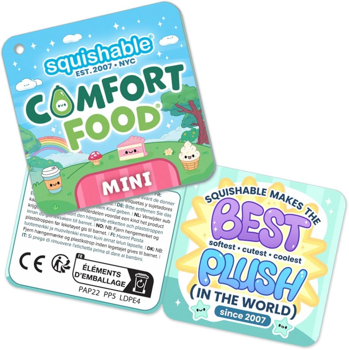 Squishable - Mini Turnip - Comfort Food Collection - 13 in - Soft Toy Collectible Stuffed Animal