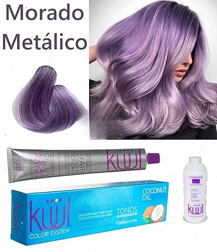 Fantasy Nails METÁLICOS (Morado metalico), 3.04 onzas líquidas (paquete de 1) Morado metálico,Azul Metalico,Platinado metalico,Rosa Metalico