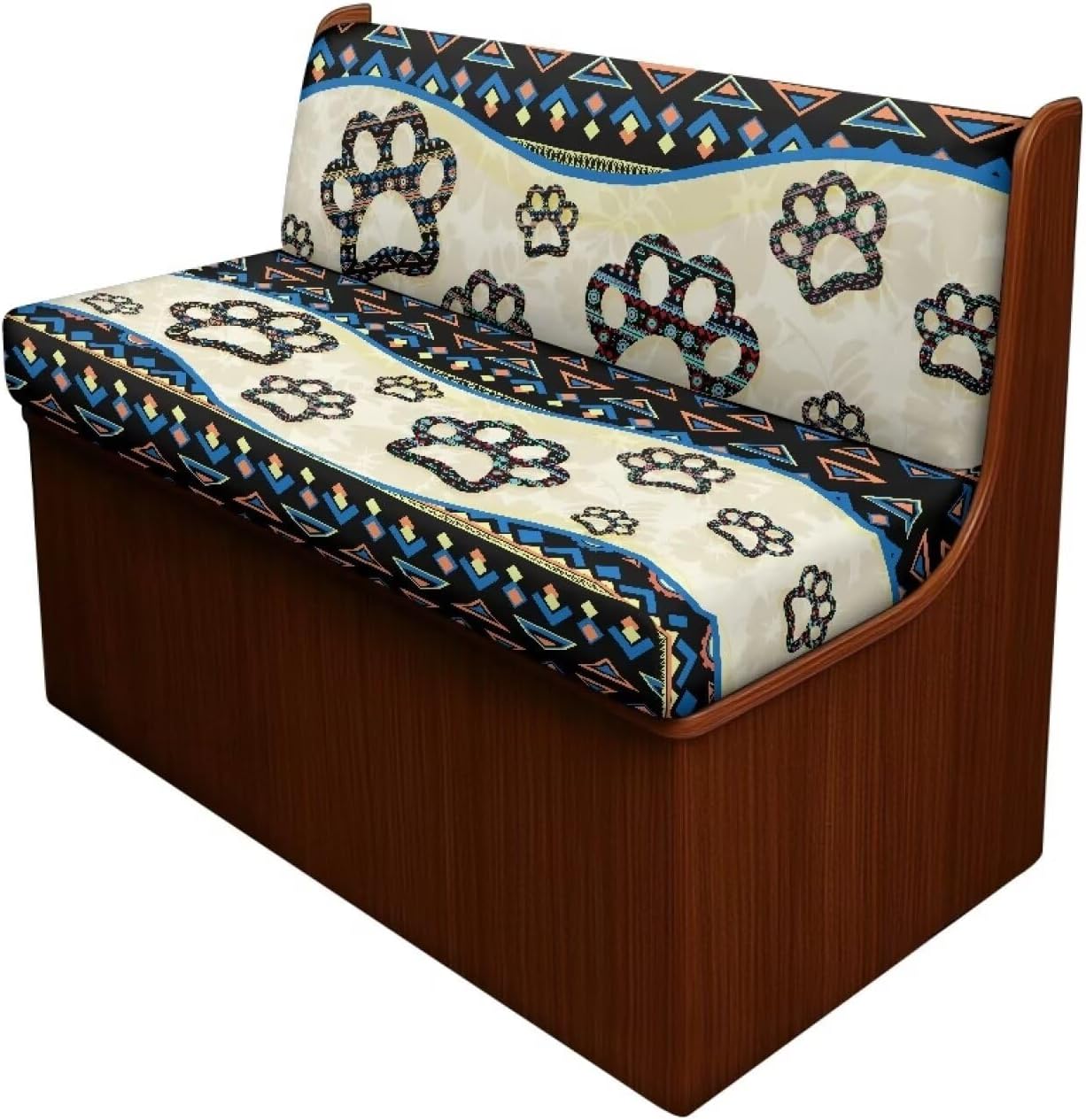 Rv Dinette Cushion Covers Set of 2 Beach Replacement Couch Cushion Slipcovers Travel Trailer Must Haves Include 1 Bench Cover & 1 Backrest Cover for RV Camper Car Sofa for Family