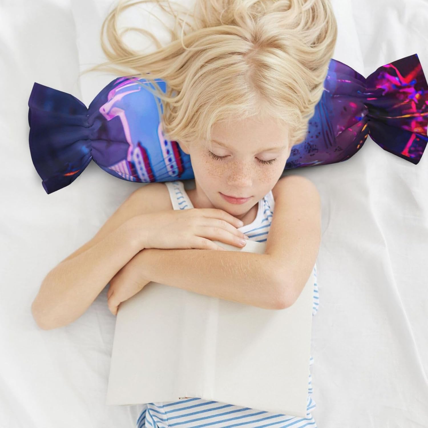 Nice Guitar Print Candy Cylindrical Comfortable Pillow Throw Pillows Home Decor Easy Maintenance