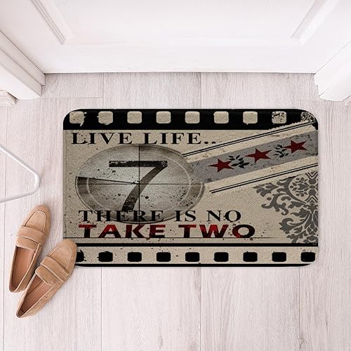 Miniatura 22 de Alfombras de baño vintage de cine para cine, diseño de póster de cine, alfombras Btah para ducha, bañera, palomitas de maíz, tapetes de baño para