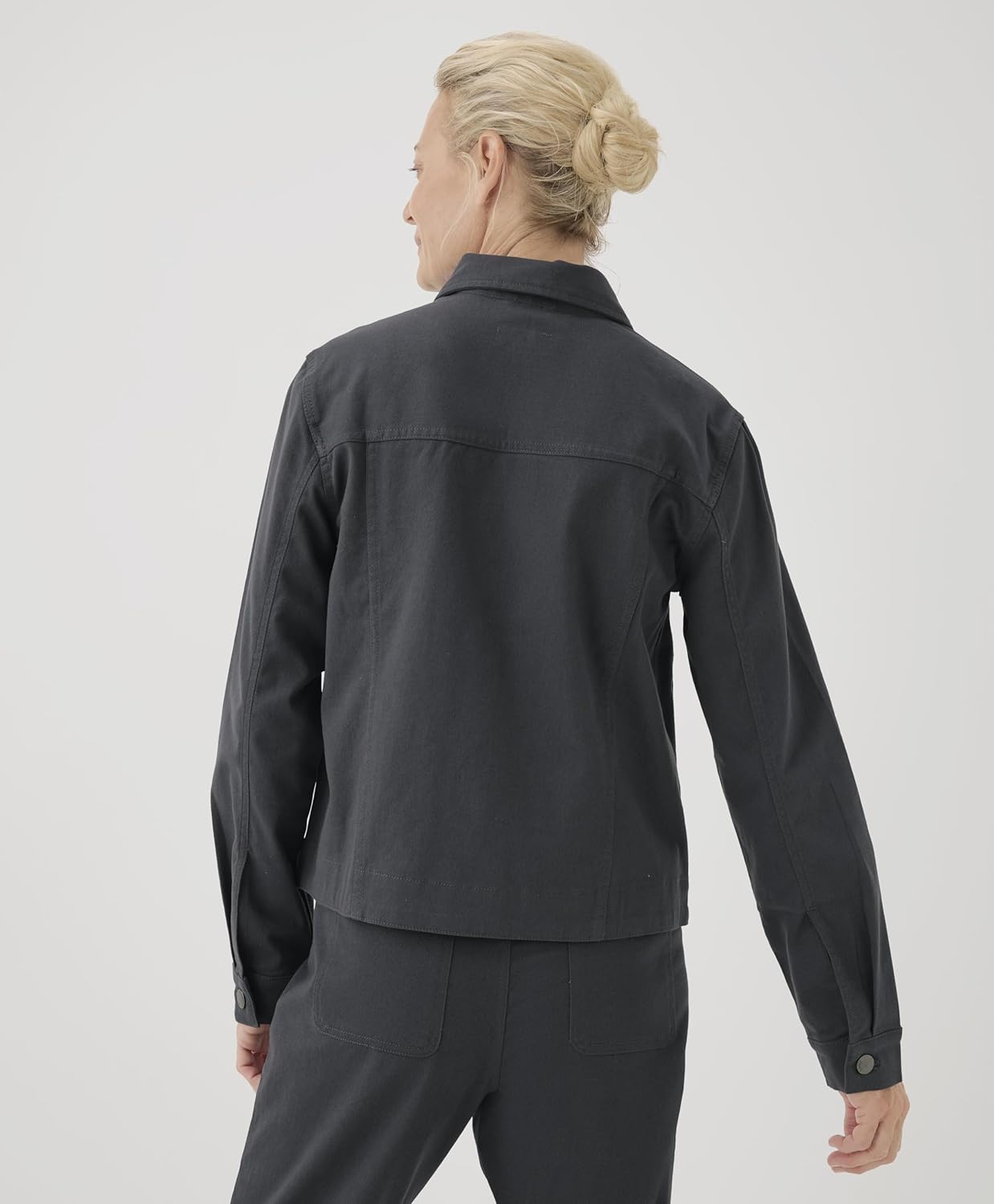 Pact Organic Cotton Women's Stretch Denim Jacket - Image 5