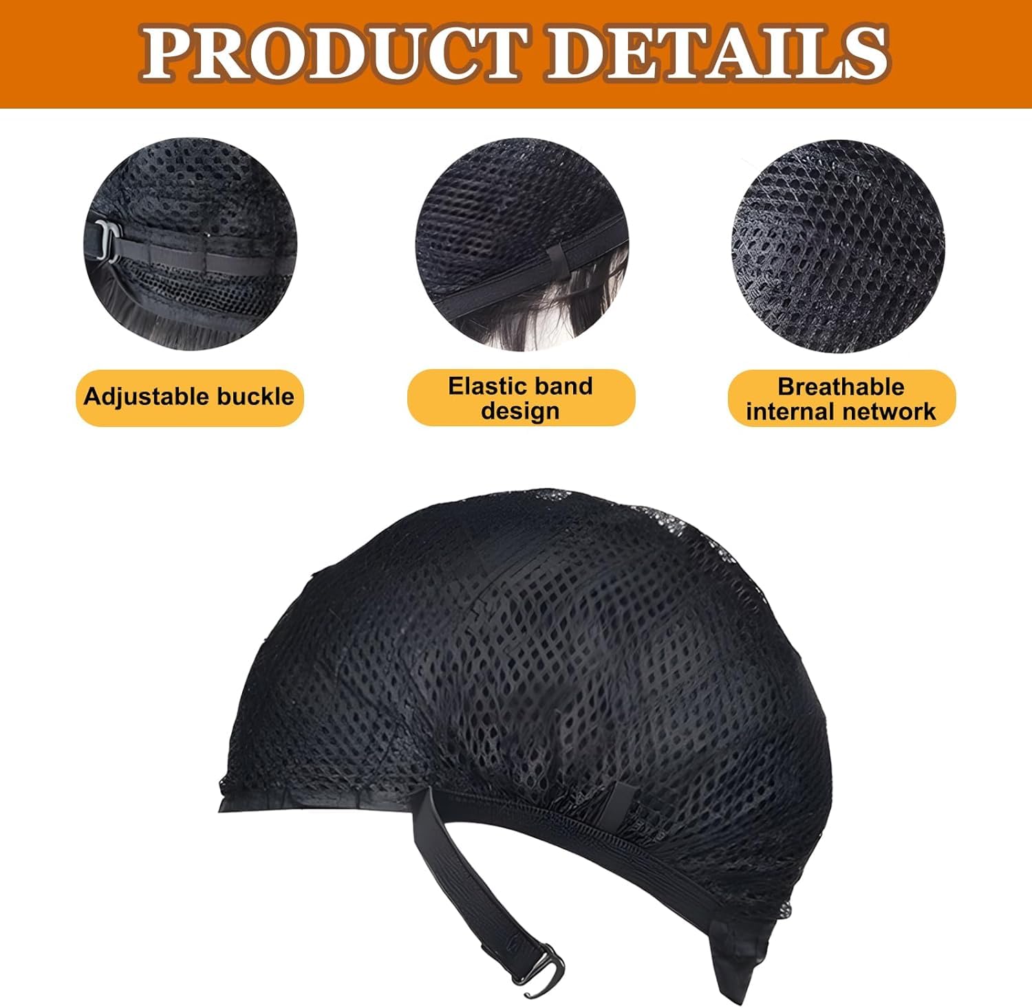 Vokuhila Perücke Herren,4 Stück Vokuhila Perücke Set,80er Perücke Herren,Synthetische Perücke,Perücken Wig Sonnenbrille Halskette,Outfit Accessoires Herren,Männer Perücke Cosplay Kostüm Party