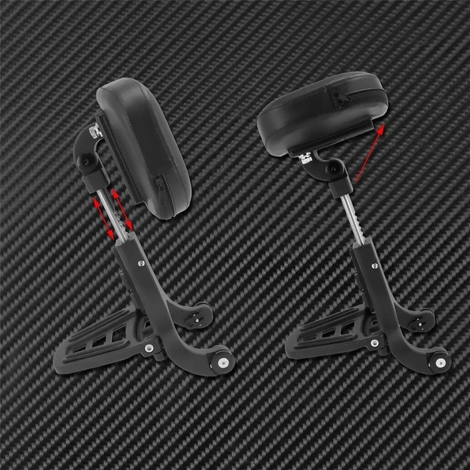 Schienale Passeggero Conducente Regolabile Multiuso per Moto per H&Arley Softail FLSTC Heritage 2018-2020 2019