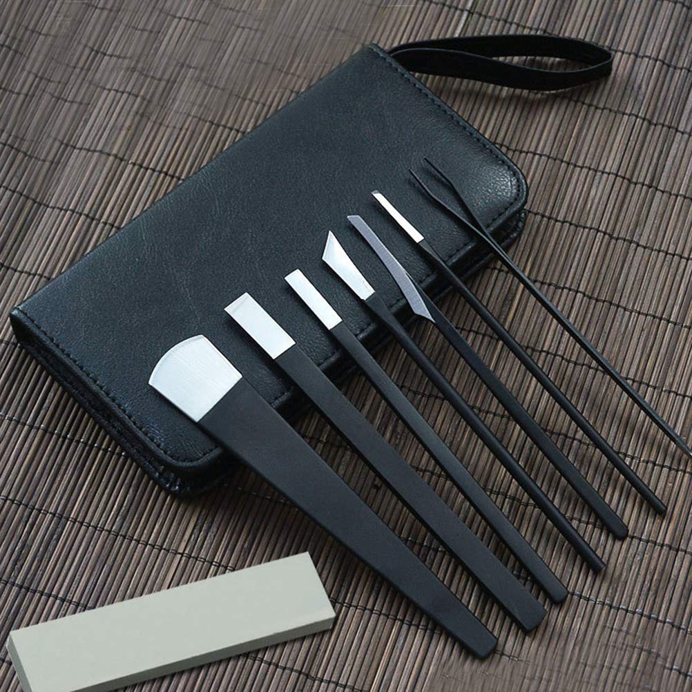 Lurrose 7pezzi Strumenti Professionali Per Pedicure Cura Delle Unghie Dei Piedi Rimozione Di Cuticole Morte e Secche Manicure Per Donne e Uomini