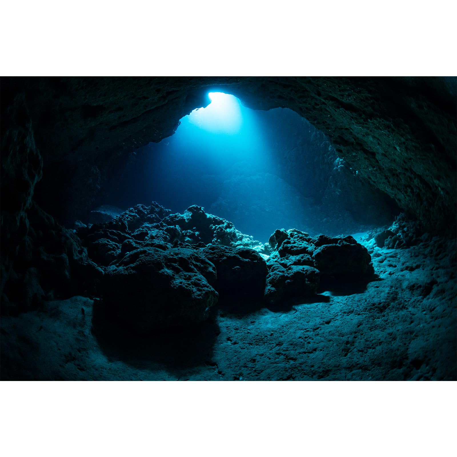 Cave Reptile Habitat Background Rock Cave with Sunbeams Terrarium Backdrop Abstract Cave Style Theme Aquarium Background Wallpaper Cave Fish Tank Background Poster Decorations Vinyl 72x24in