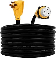 Vista 11 de Cable de alimentación eléctrica, de Camco, 55191, 25 pulgadas, de PowerGrip, con mango, 50 amperios