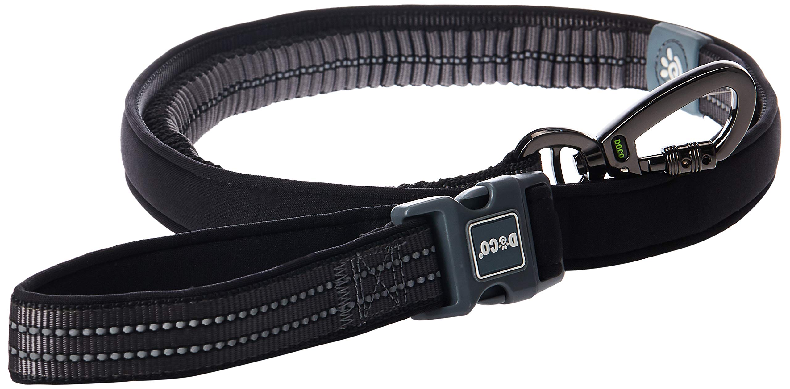 DOCODcv2072S Vario Easy Snap Reflective Leash, Small, Grey