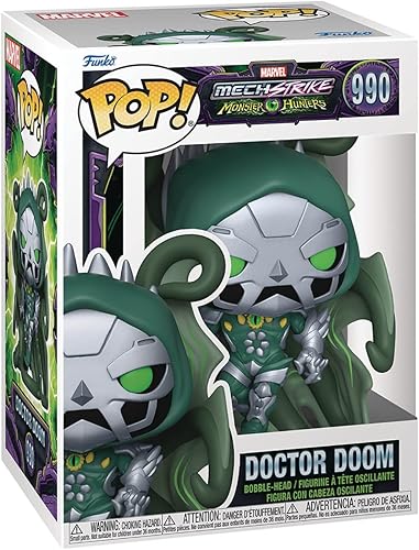 Miniatura 3 de POP Marvel: Monster Hunters - Figura de vinilo de Doctor Doom Funko (paquete con funda protectora de caja compatible), multicolor, 3.75 pulgadas