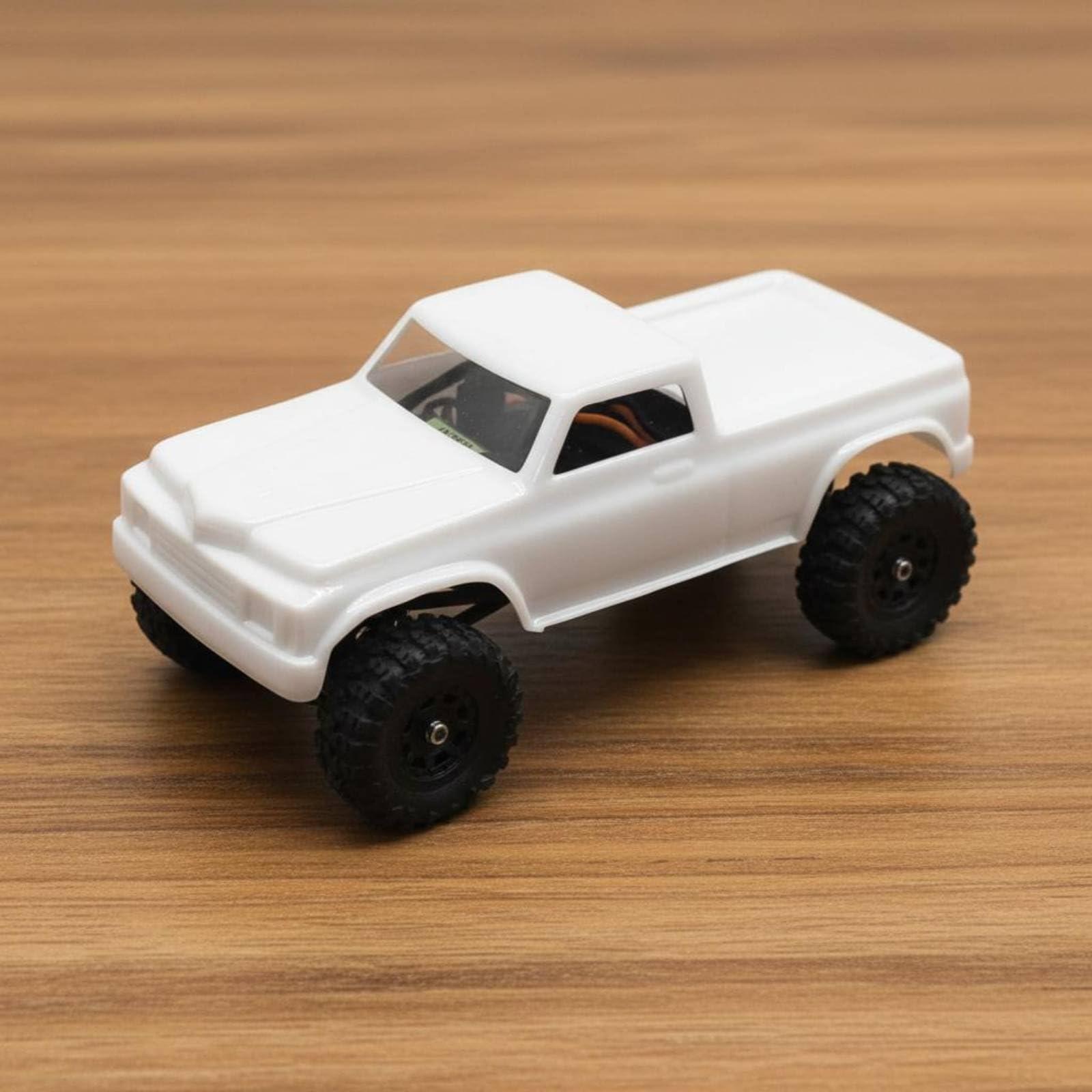 Baoblaze Carrocería de Camioneta RC para Escala Cuerpo de Camión Cubierta Capota Plástico Aspecto Realista para Proyectos Personalizados y Mejoras Visuales, Naranja