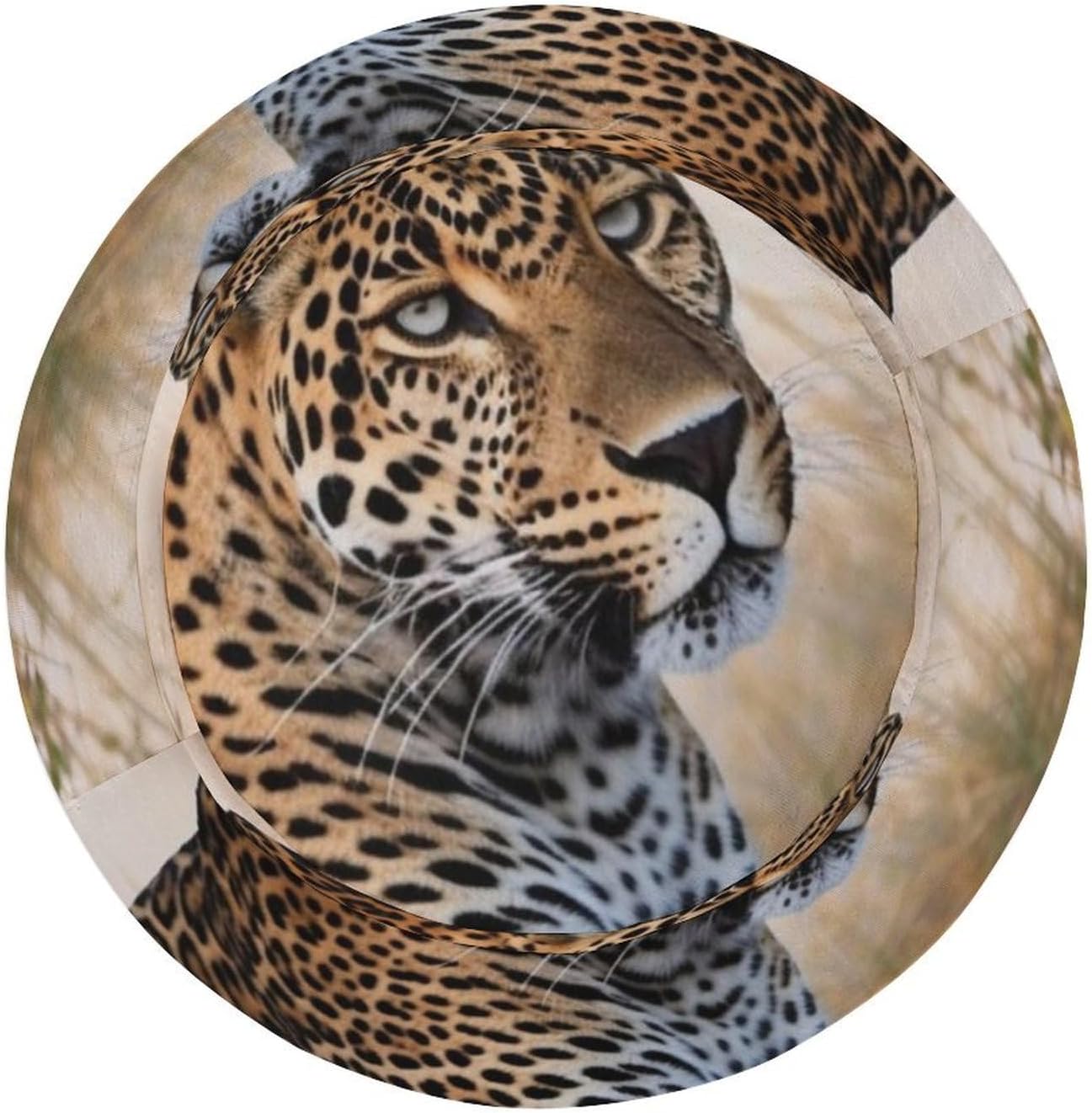 African Animal Leopard Bucket Hat Packable Sun Hats Travel Summer Beach Fisherman Cap for Women Men Teens