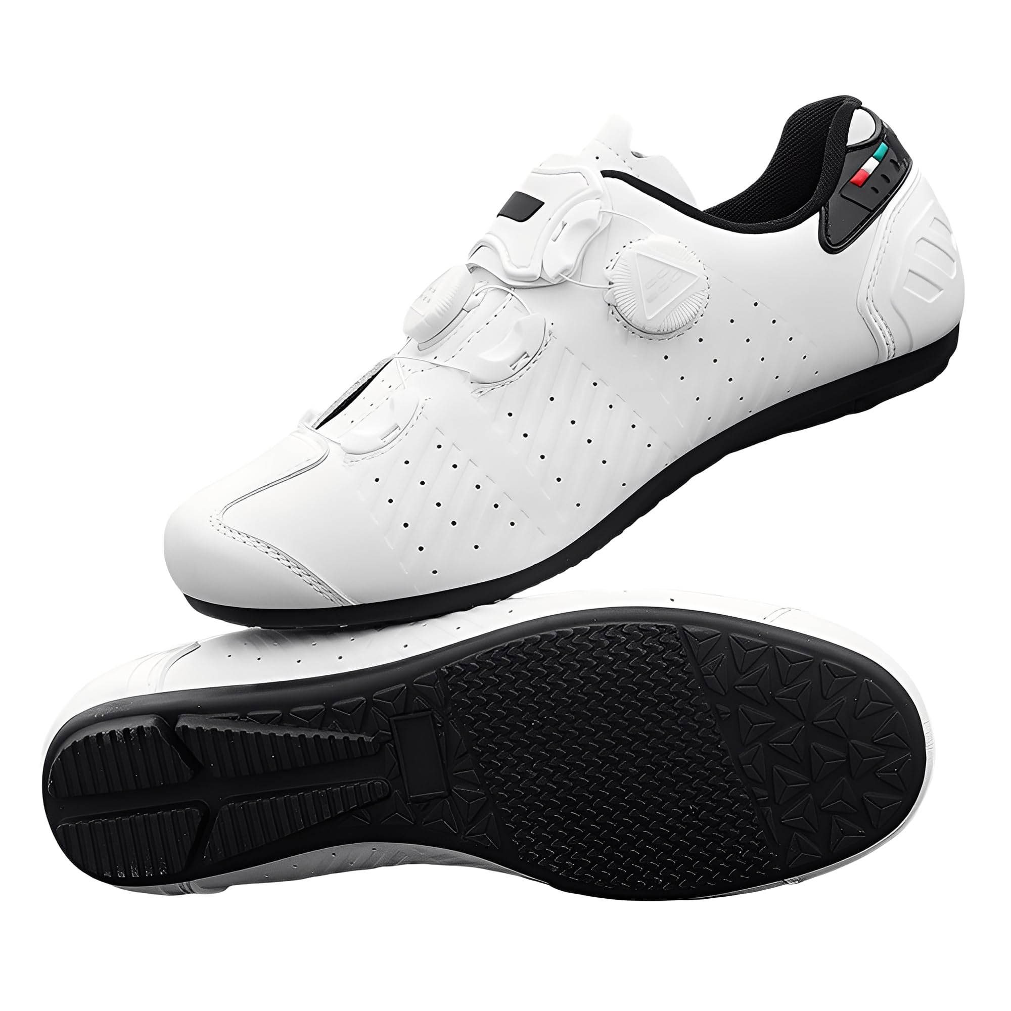 Zapatillas Ciclismo Montañ Sin Cala, Zapatos Bicicleta Montaña/Carretera Hombre Calzado Bicicleta, Zapatillas de Ciclismo Base Goma Antideslizante Ligeros