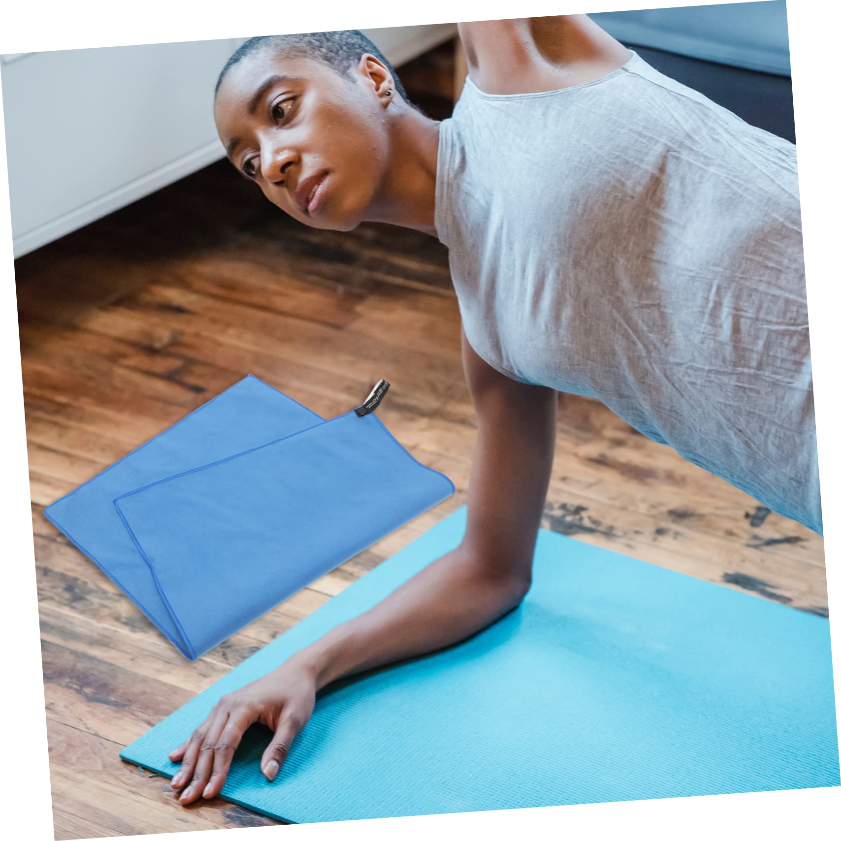 Garneck Quick Dry Workout Towel Portable Gym Gear for Fitness Running Yoga Outdoor Activities Super Absorbent Breathable Durable Double Sided Design for Home Gym