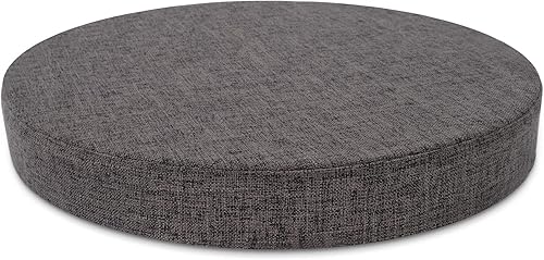 Tromlycs Cojín redondo para asiento de silla de 16 pulgadas para sillas circulares, cojín de espuma decorativa antideslizante, 1 pieza, 16 x 16