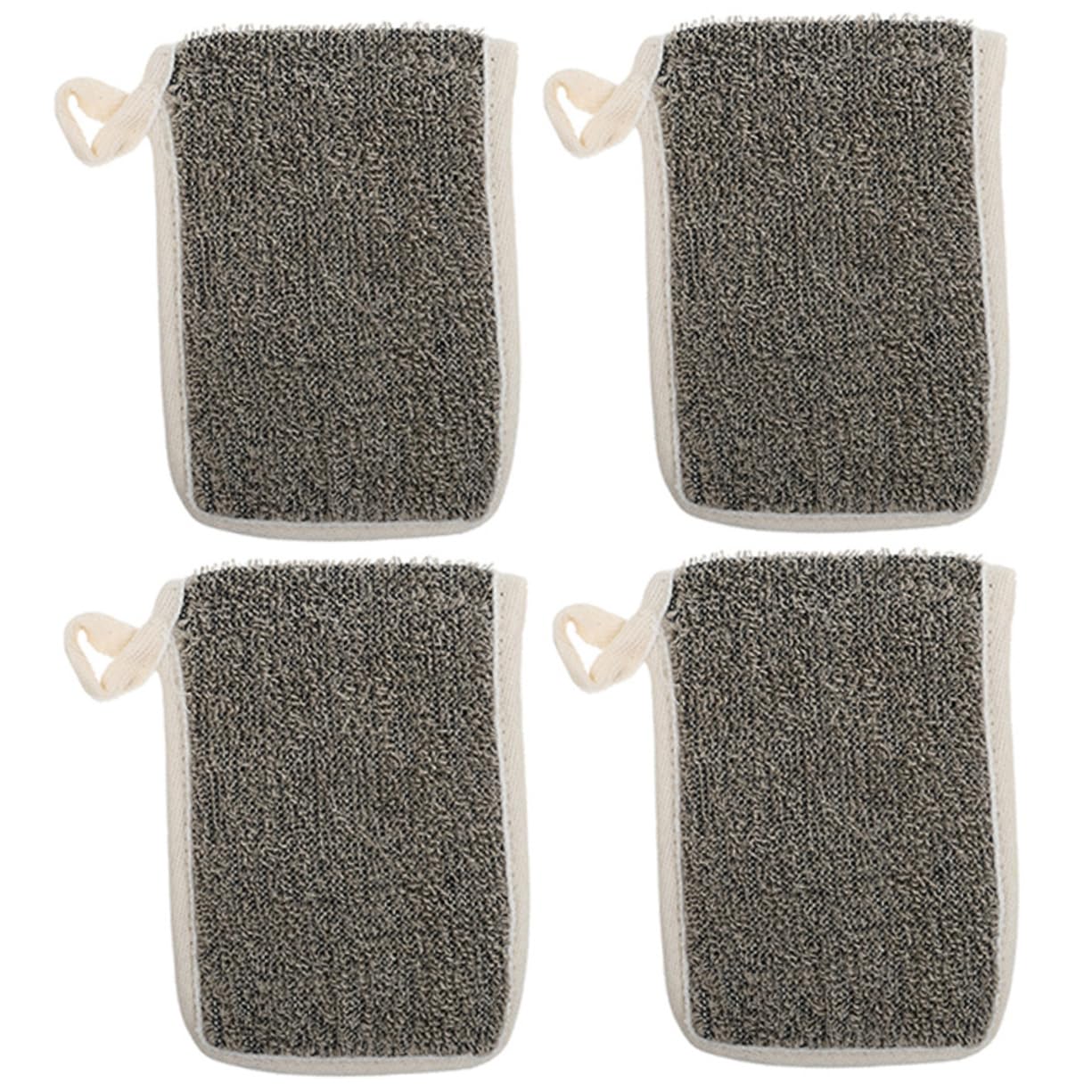 MAGICLULU 20 Stk Seifenbeutel schwarzem Leinen Körperwaschschwamm tragbarer Seifenbeutel sustainability bathroom storage Schwämme Badeschwamm Seifenbeutel für die Hausversorgung