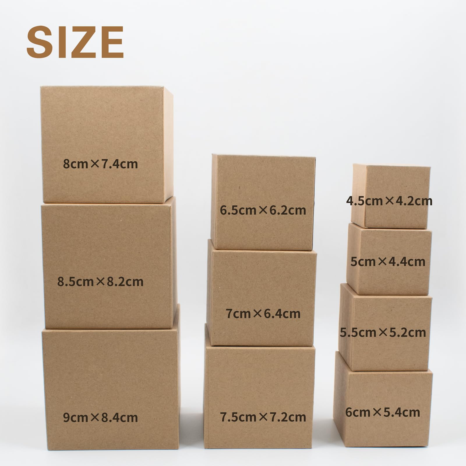 Amazon | QZONELIFE 入れ子ギフトボックス 10個パック 入れ子になった