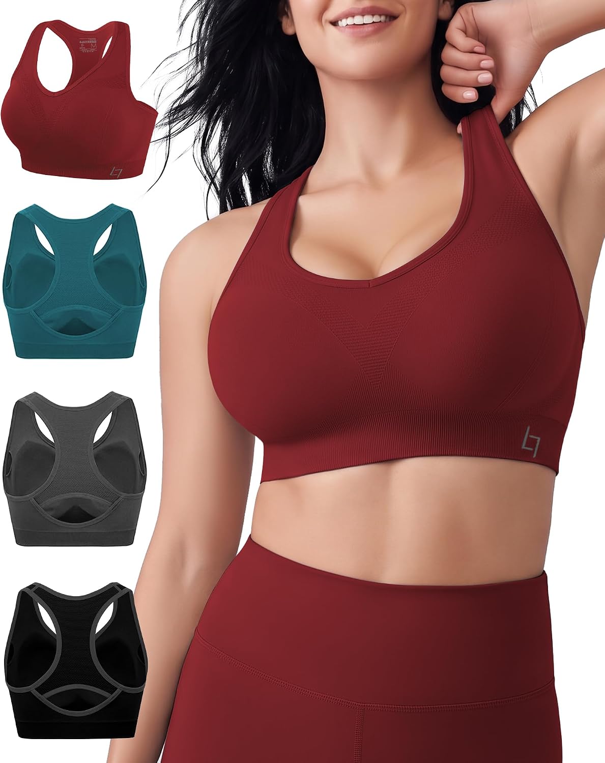  Supportive Sports Bra for Large-Bust: 12-Hour Zero-Pressure Comfort thumbnail