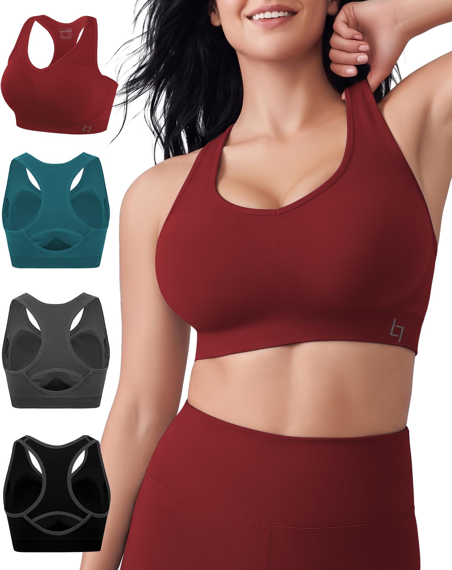FITTIN Supportive Sports Bra for Large-Bust: 12-Hour Zero-Pressure Comfort