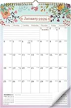 2026-2027 Wall Calendar, 2026 Calendar with Monthly View, A3 Family Calendar, Large Vertical Calendar, 18 Months from January 2026 to June 2027