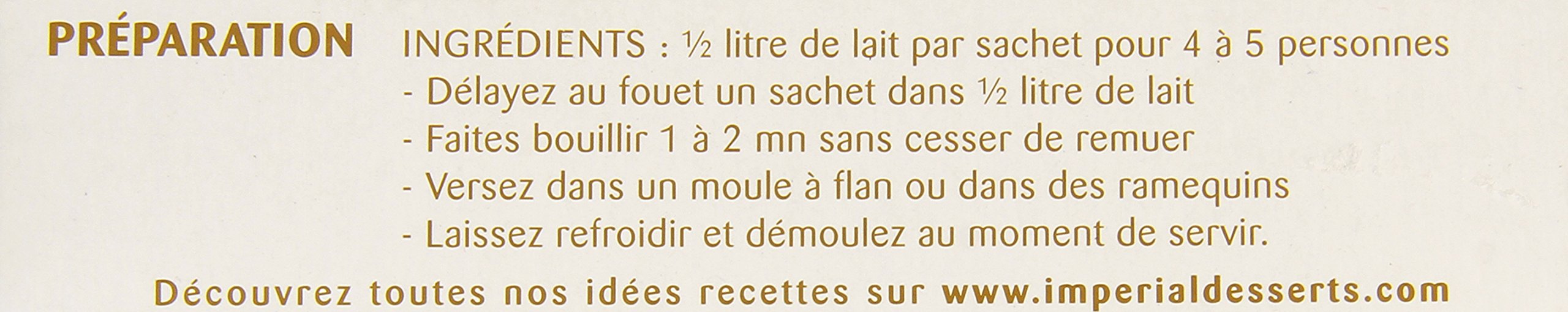 Imperial Préparation pour Pudding à la Vanille 3 Sachets de 30 g - Lot de 6