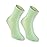 Rainbow Socks - 1 pair of DIABETIC Elastic Cotton Socks for SWOLLEN FEET, Green M