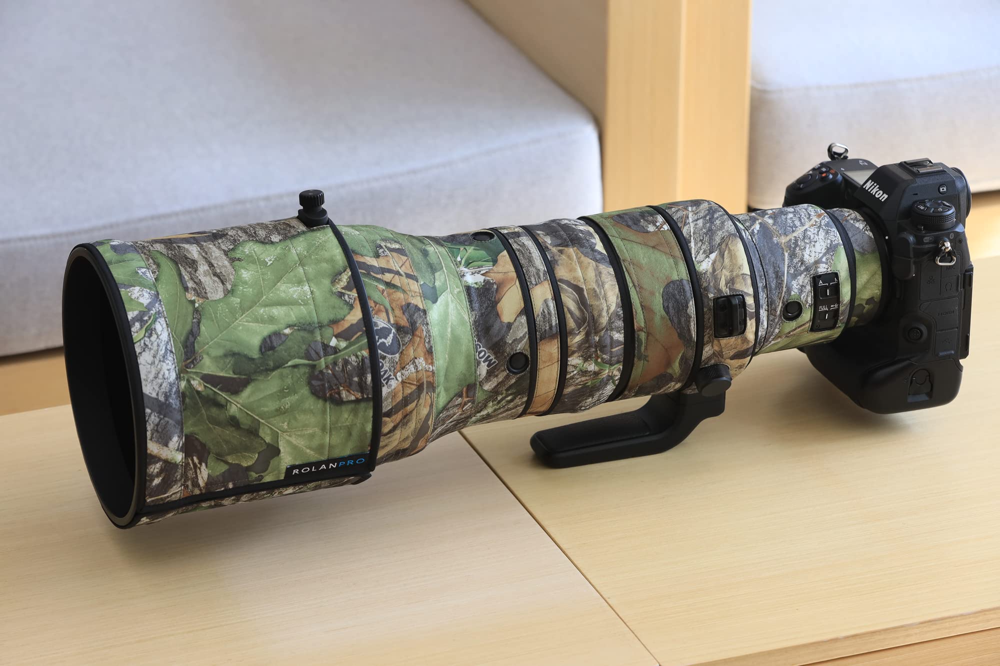 ROLANPRO Camouflage Lens Cover voor Nikon AF-S 180-400mm F/4E TC1.4 FL ED VR Coat Lens Beschermende Mouw Case Regenhoes-#UCP Waterdicht